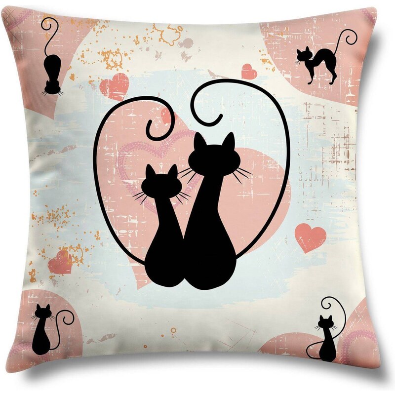 Home Sweet Home Coussin décoratif - rose