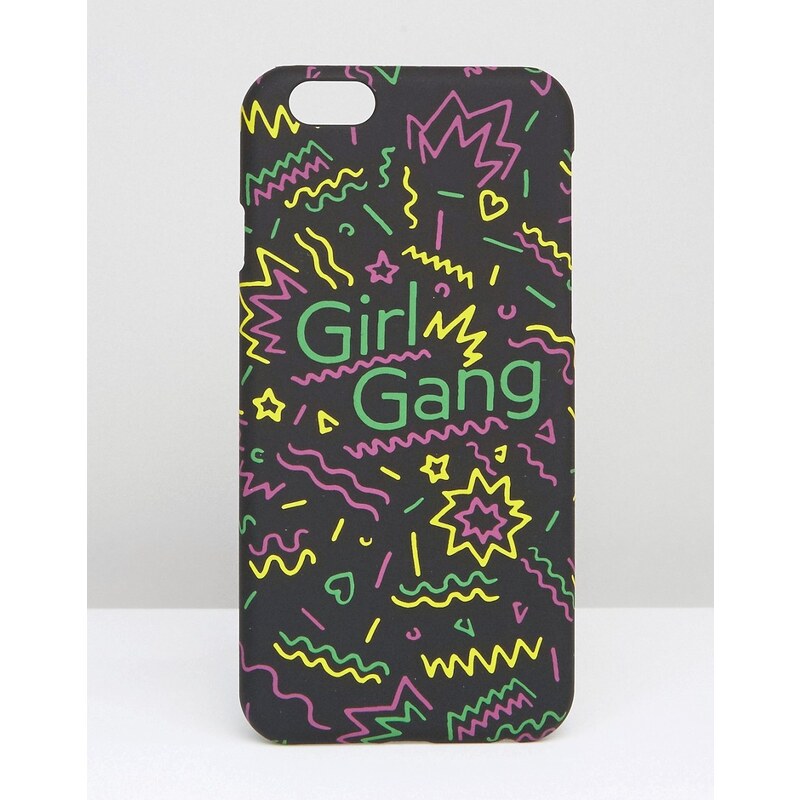 ASOS - Girl Gang - Coque pour iPhone 6 et 6s - Multi