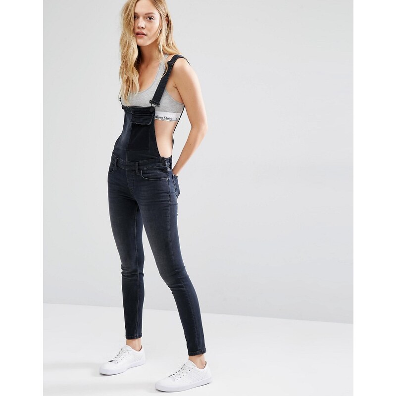 Calvin Klein Jeans - Salopette en jean - Noir