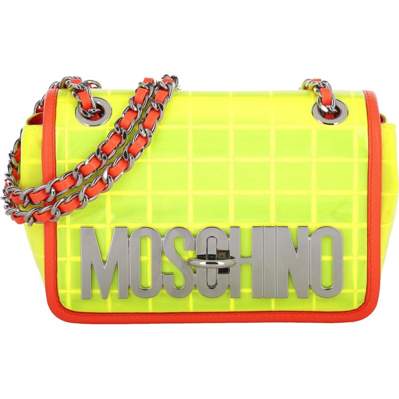Moschino Sacs à Bandoulière, Reflective Crossbody Bag Neon Yellow en orange, jaune