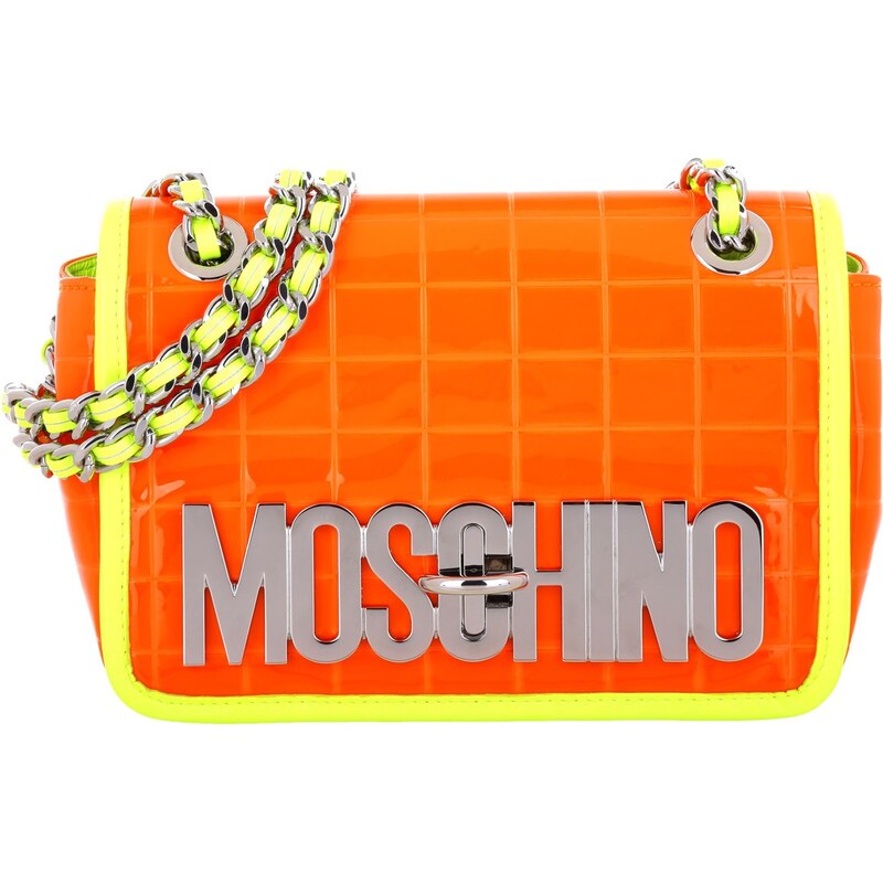 Moschino Sacs à Bandoulière, Reflective Crossbody Bag Neon Orange en orange, jaune