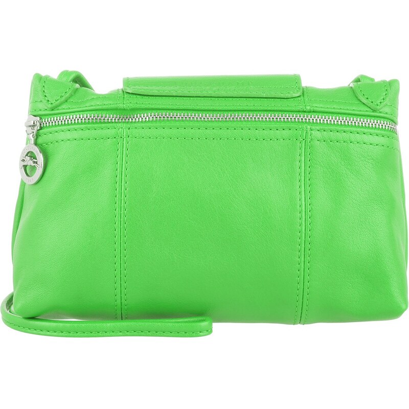 Longchamp Sacs à Bandoulière, Le Pliage Cuir Messenger Crossbody Bag Green en vert