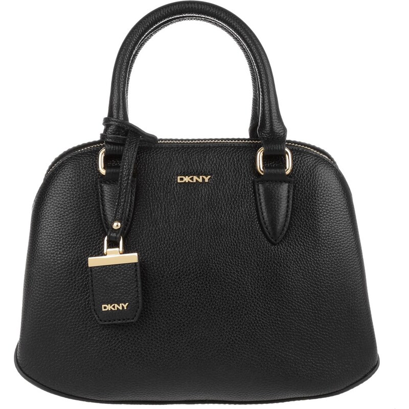 Dkny Sacs portés main, Chelsea Vintage Style Leather Bowling Bag Black en noir