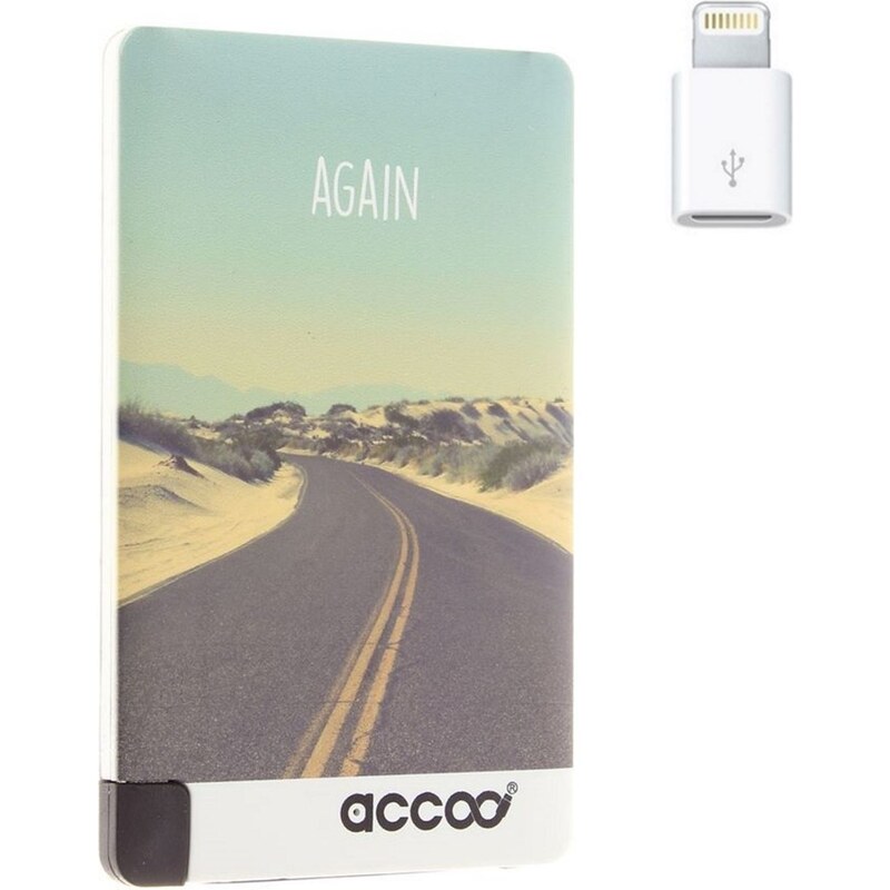 Accoo On the Road Again - Chargeur Nomade pour Smartphones - vert