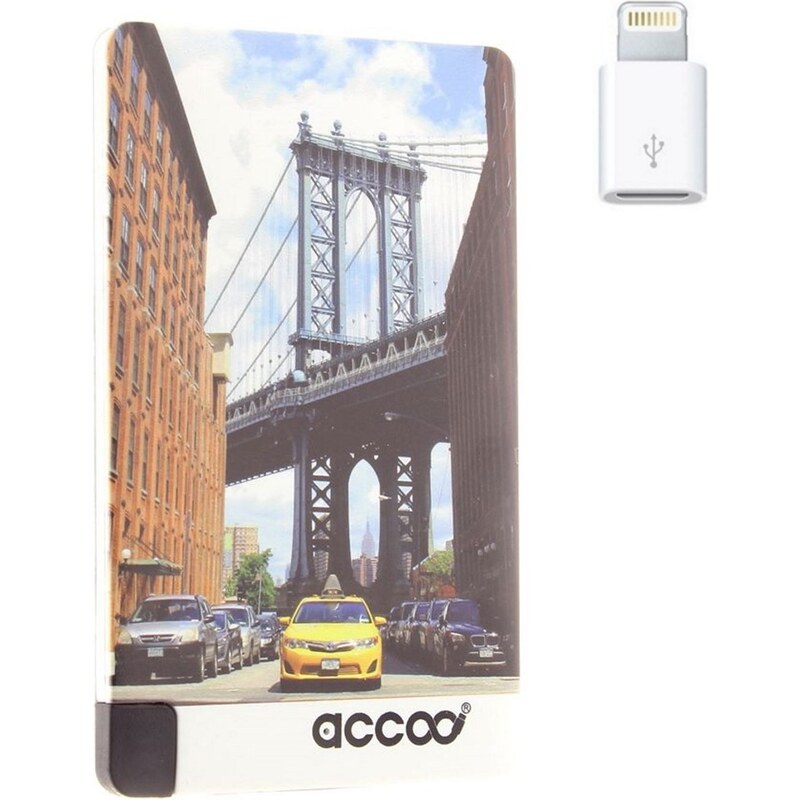 Accoo Us Bridge - Chargeur Nomade pour Smartphones - bleu