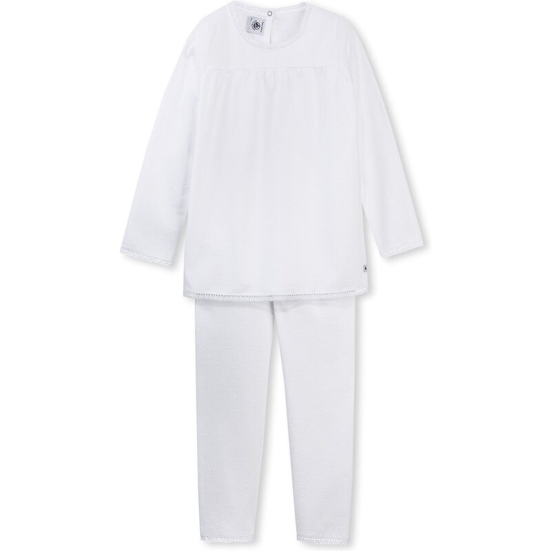 Petit Bateau Pyjama 2 pièces - blanc