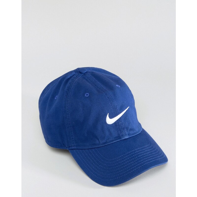 Nike - 546126-455 - Casquette avec logo virgule - Bleu - Bleu