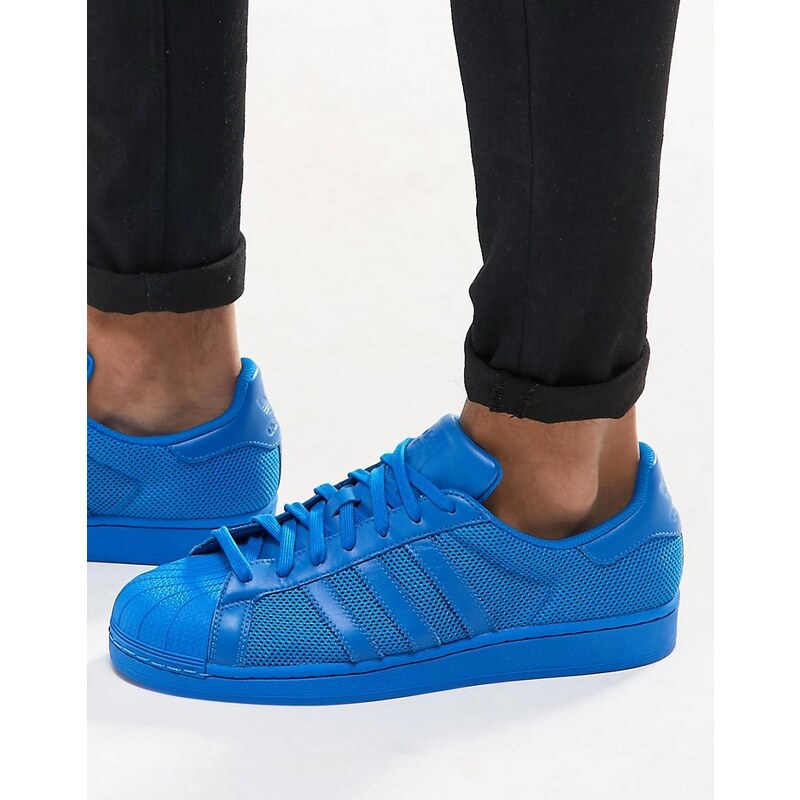 adidas Originals - Superstar B42619 - Baskets - Bleu - Bleu