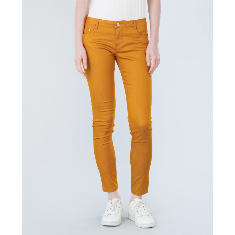 Pantalon skinny Femme -30% - Couleur jaune moutarde - Taille 42 -PIMKIE- LA MODE FEMME