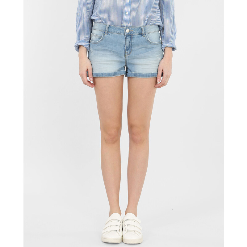Mini short en jean bleu clair, Femme, Taille 32 -PIMKIE- MODE FEMME