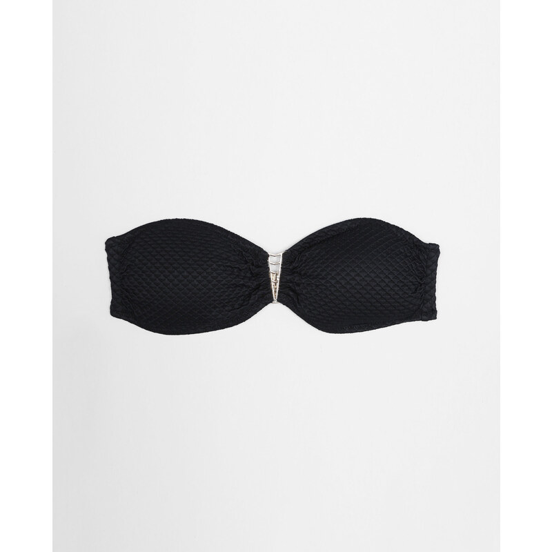Haut de maillot de bain texturé Femme -30% - Couleur noir - Taille 40 -PIMKIE- LA MODE FEMME