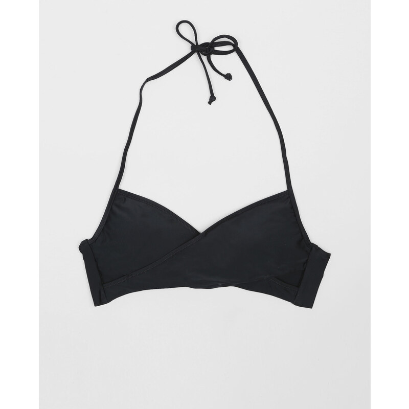 Haut de maillot de bain croisé noir, Femme, Taille 36 -PIMKIE- MODE FEMME