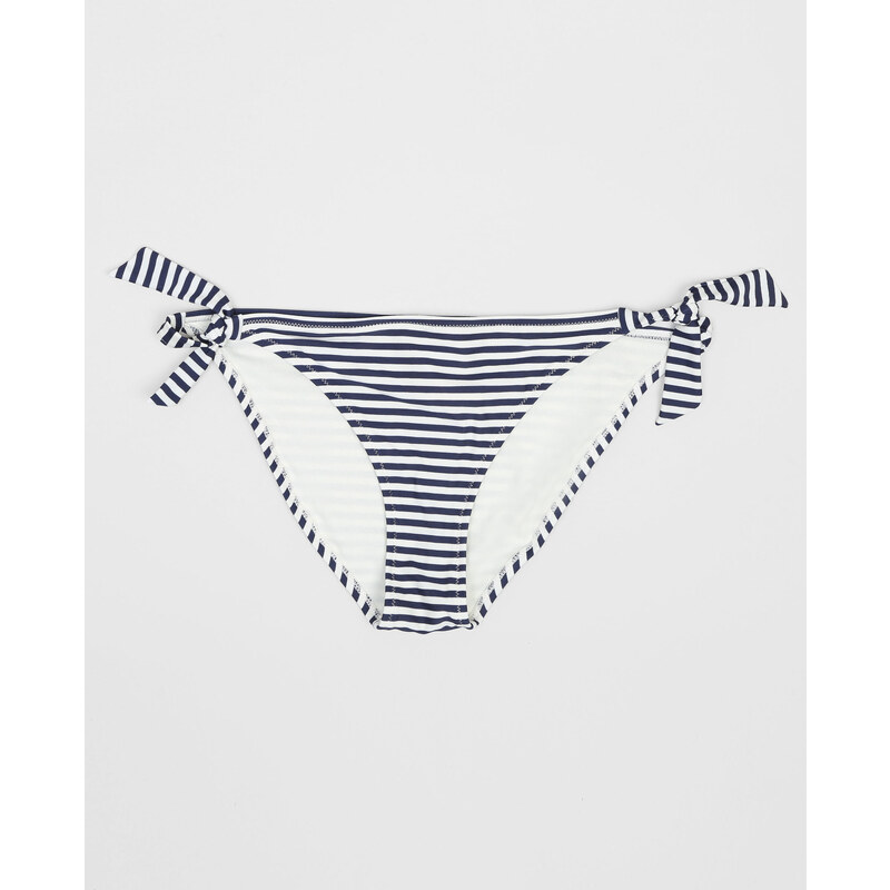 Bas de maillot de bain rayé Femme - Couleur bleu marine - Taille 38 -PIMKIE- SOLDES HIVER 2017