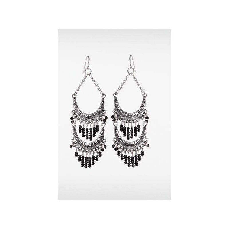 Boucles d'oreilles perles et métal Métal Metal - Femme Taille TU - Bonobo