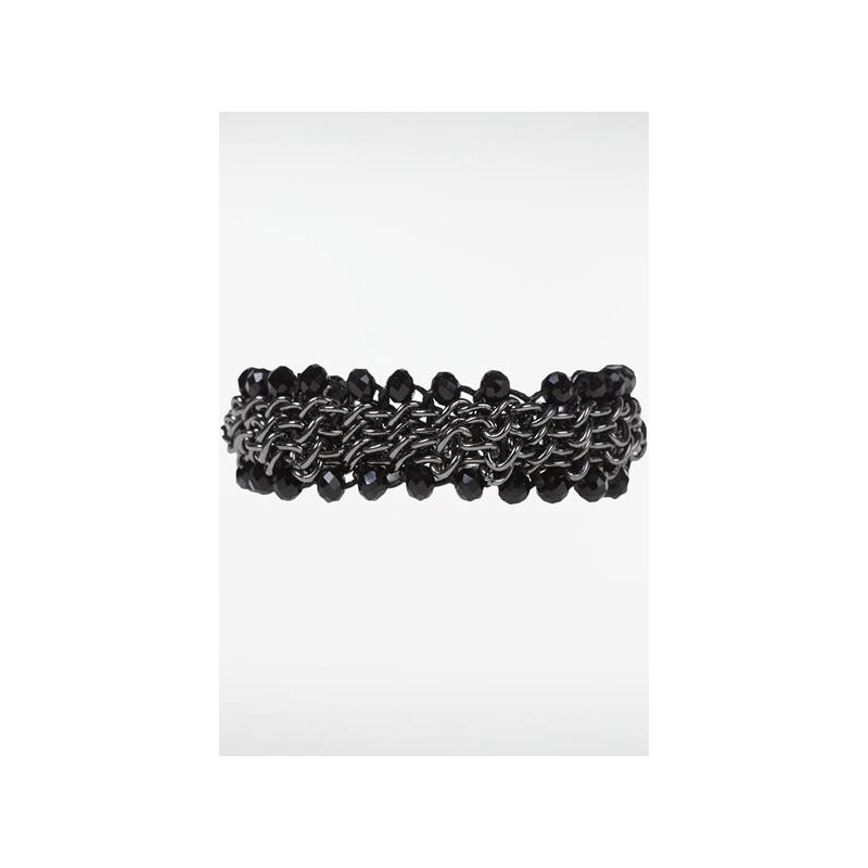 Bracelet femme chaînettes métal pierres Métal Metal - Femme Taille TU - Bonobo