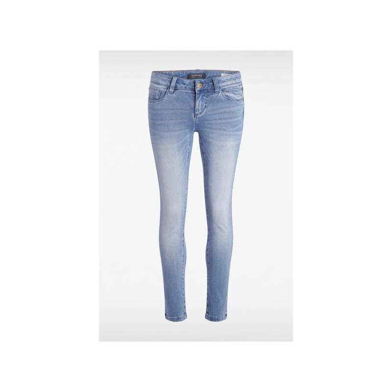 Jeans femme skinny taille normale Bleu Coton - Femme Taille 34 - Bonobo
