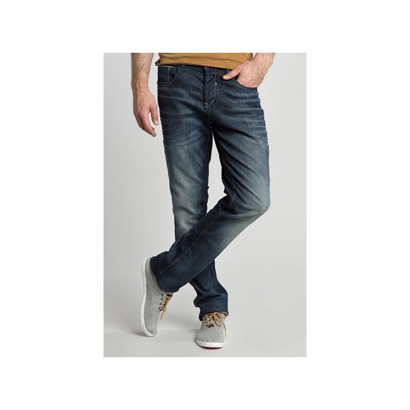Jeans homme straight Bleu Elasthanne - Homme Taille 34 - Bonobo