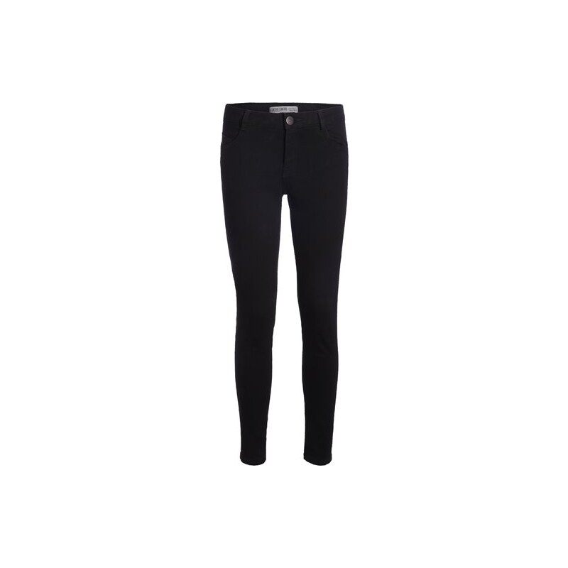 Jean basic skinny uni Noir Polyester - Femme Taille 34 - Cache Cache