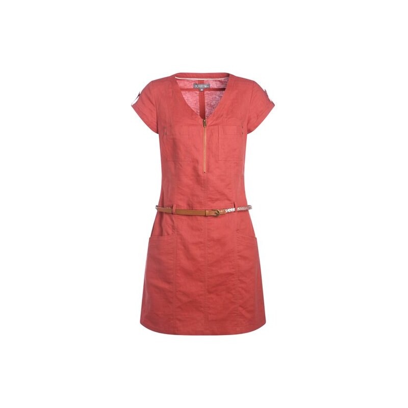 Robe style saharienne avec zip Orange Coton - Femme Taille 40 - Cache Cache