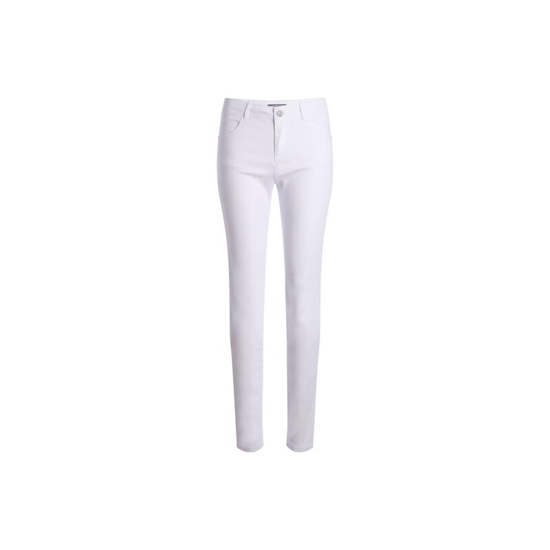 Pantalon slim coloré Beige Elasthanne - Femme Taille 34 - Cache Cache