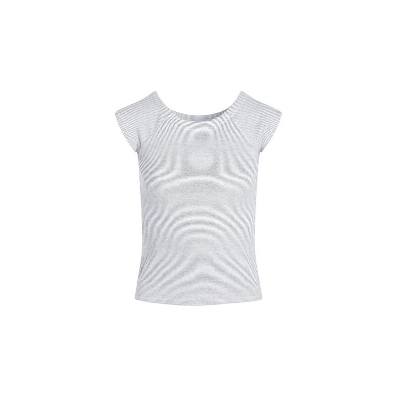 T-shirt maille fine cintré Beige Coton - Femme Taille 2 - Cache Cache