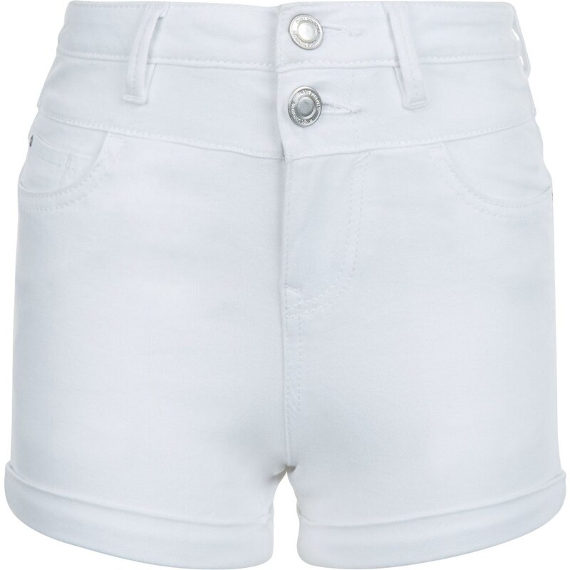 New Look Short blanc taille haute fille