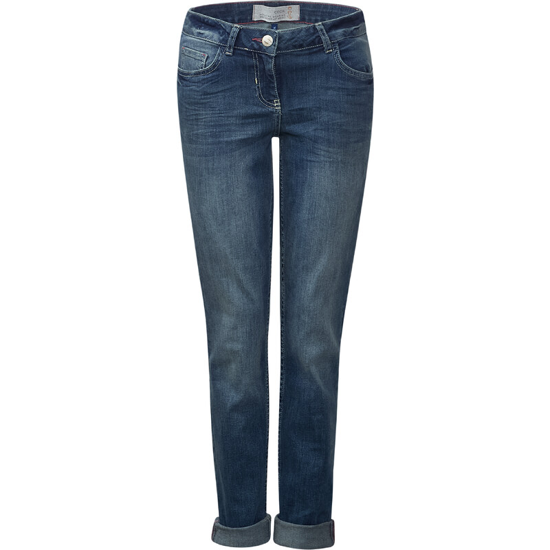 Cecil - Jean Charlize - mid bleu used wash