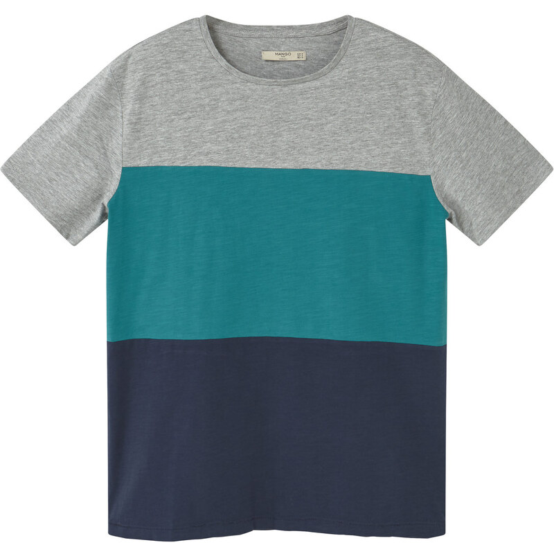 MANGO MAN T-Shirt Color-Block