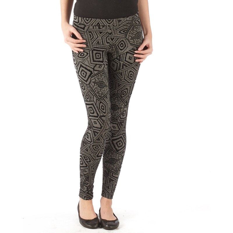 Camaieu Legging motif ethnique velours GLAMI