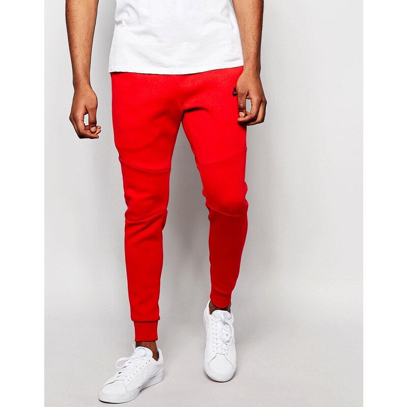 Nike - Tech - Pantalon de jogging skinny en polaire - Rouge 805162-654 - Rouge