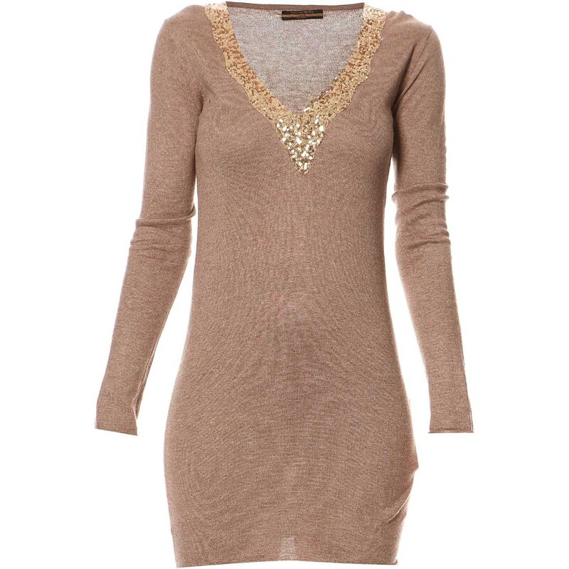Cashmere 4 ever Pull long - taupe