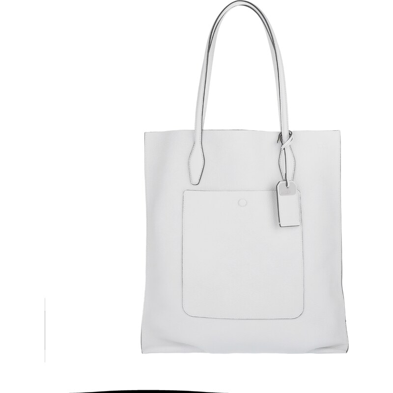 Tod's Sacs portés main, Shopping Bag Flat Medium Bianco en blanc