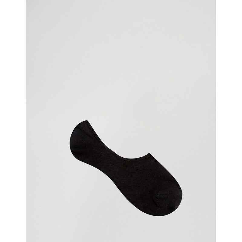 ASOS - Chaussettes invisibles à petit motif gaufré - Noir