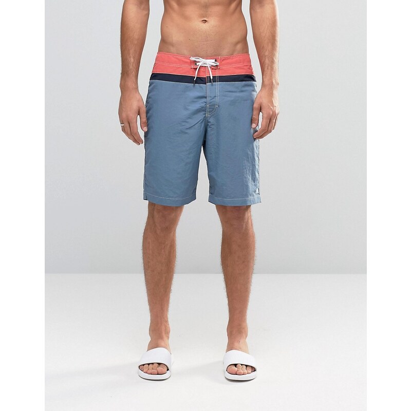 Abercrombie & Fitch - Boardshort color block - Rouge