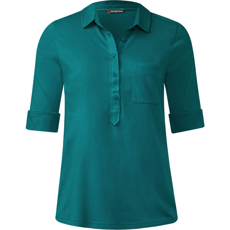Street One - Polo basique Florence - paradise green