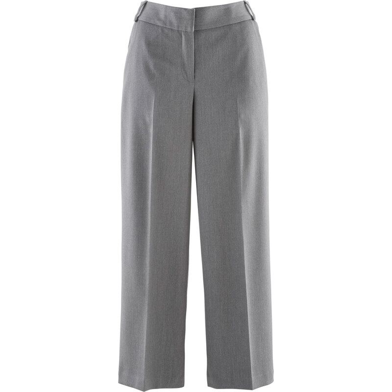 bpc selection Pantalon ample 7/8 gris femme - bonprix