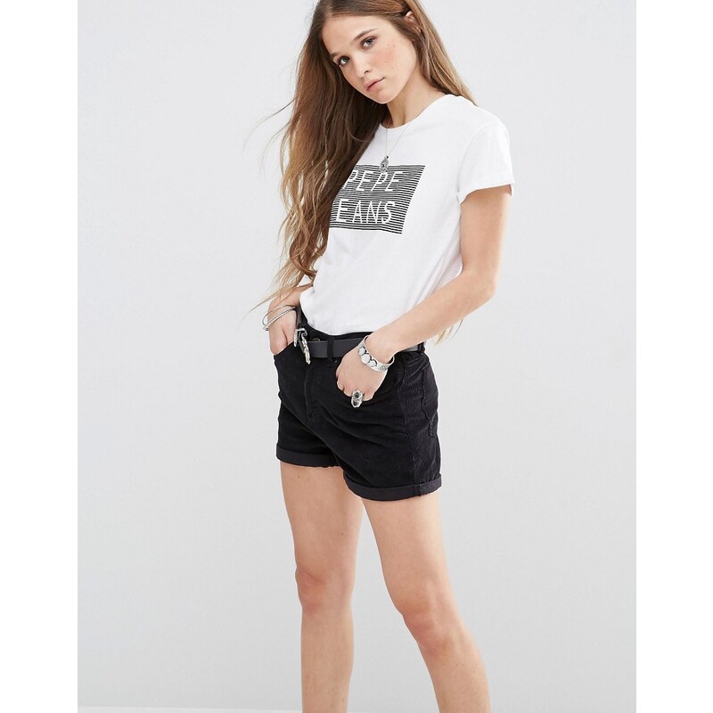 Pepe Jeans - Glazie - T-shirt avec logo - Blanc