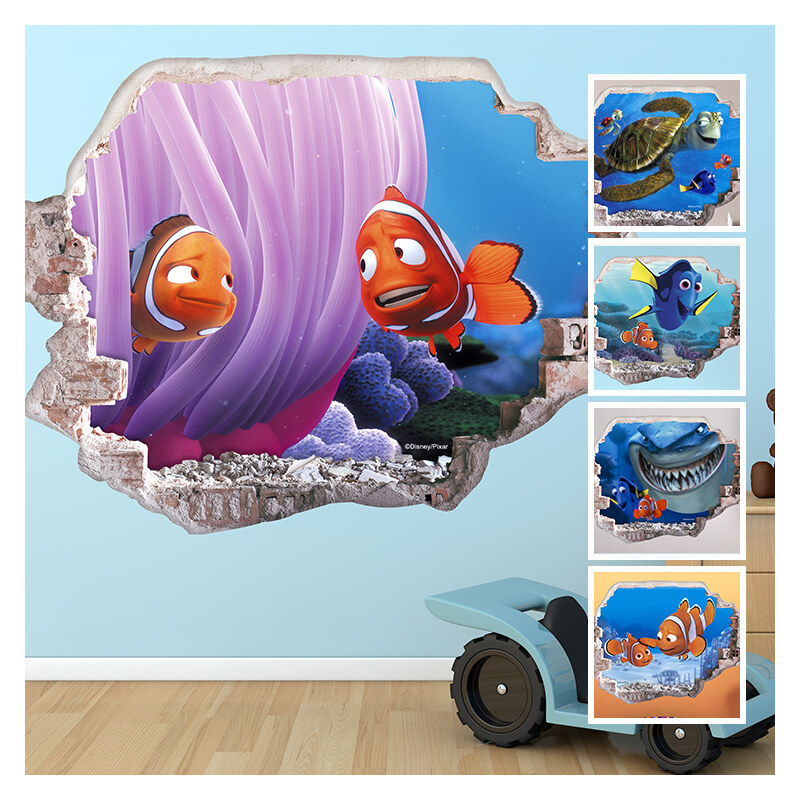 Lesara Sticker mural 3D motif Nemo