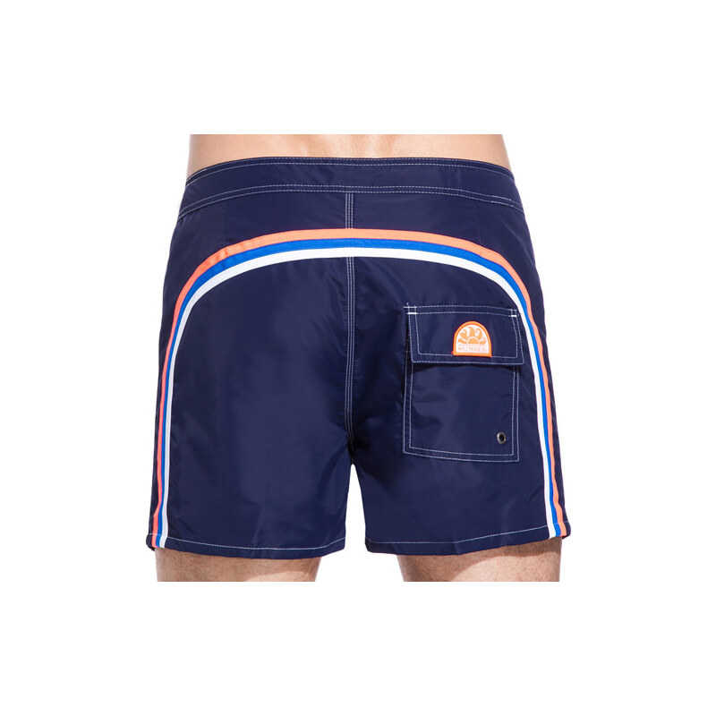 SUNDEK fixed waistband mid-length board shorts