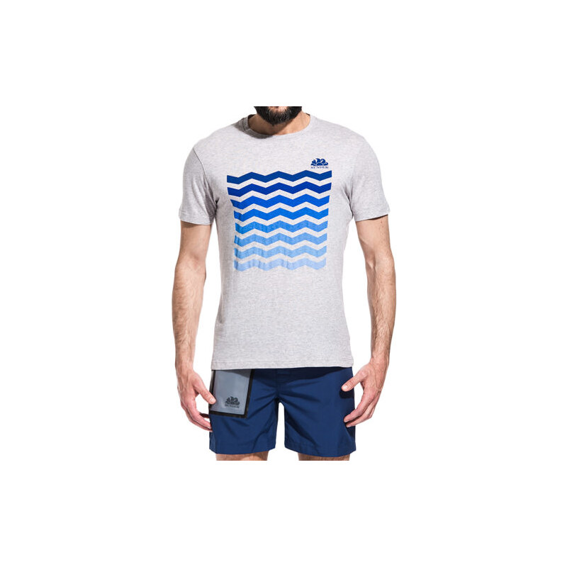 SUNDEK t-shirt with waves print