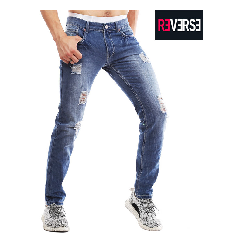 Re-Verse Jeans slim look destroy
