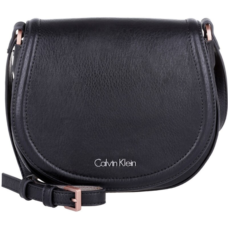 Calvin Klein Sacs à Bandoulière, Robyn Essential Saddle Bag Black en noir