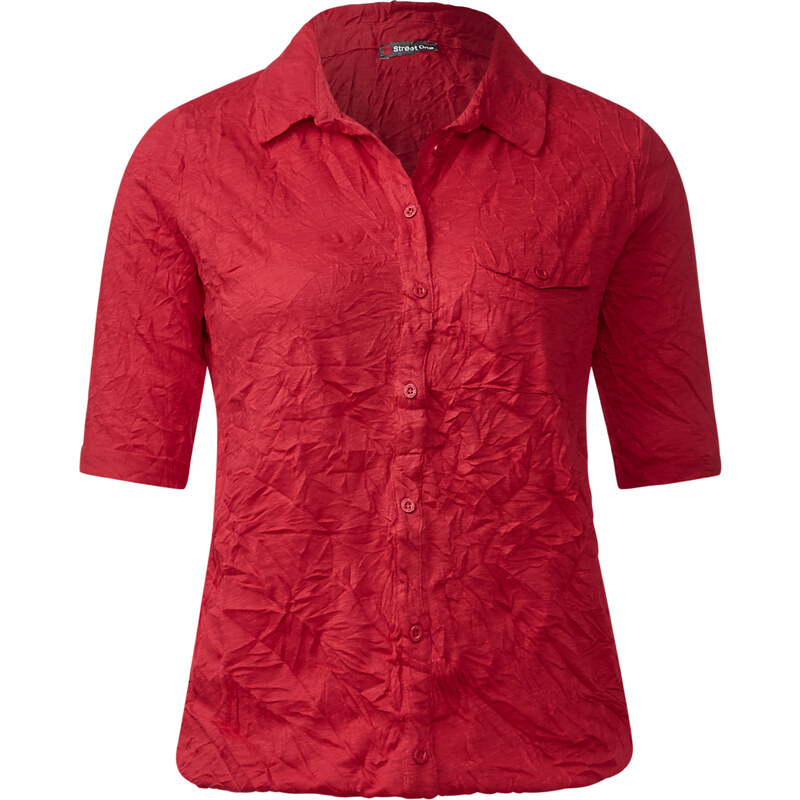Street One - Polo froissé Fedra - pure red