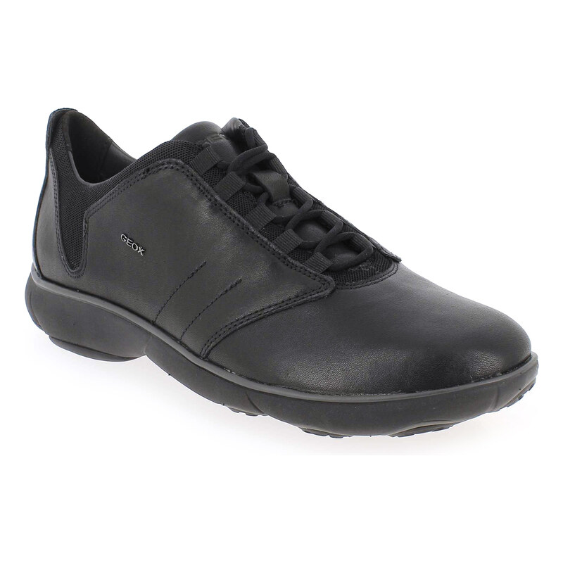 Chaussures à lacets Geox NEBULA Noir pour Homme en Cuir - Promo