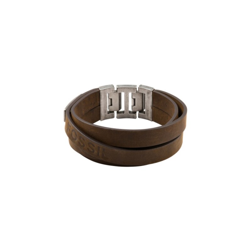 Fossil Bracelet Vintage Casual cuir Brun Homme JF84955040