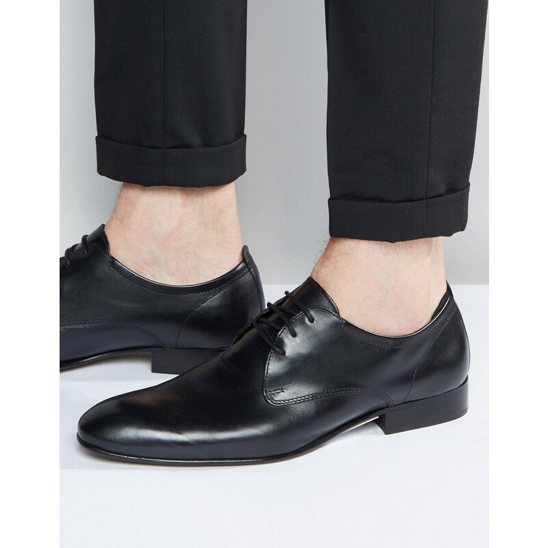 Base London - Business - Chaussures Oxford en cuir - Noir