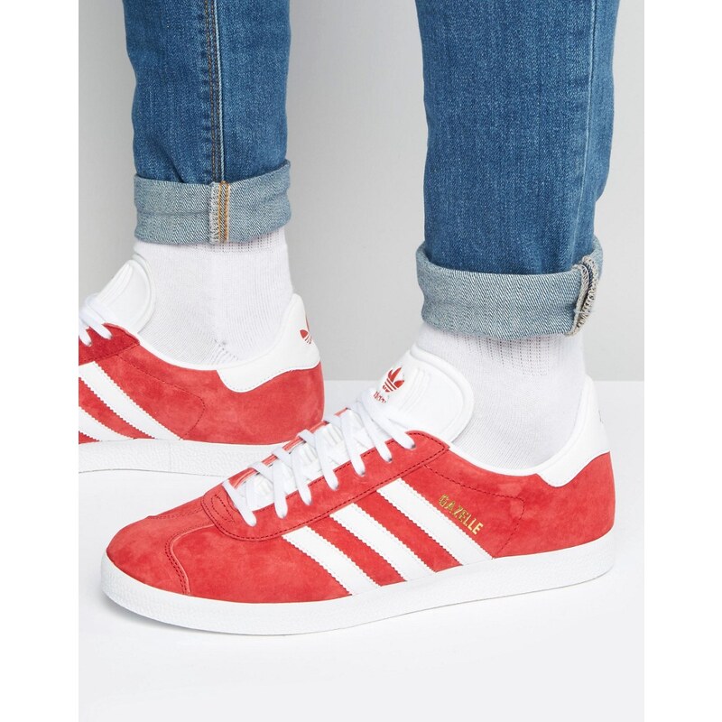 Adidas Originals - Gazelle - Baskets - Rouge S76228 - Rouge