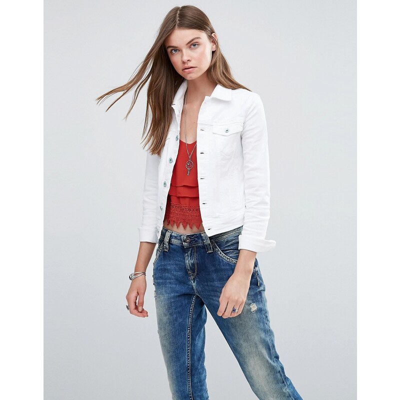 Pepe Jeans - Core - Veste en jean - Blanc