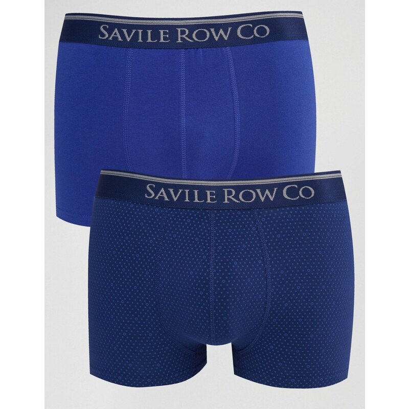 Saville Row Savile Row - Lot de 2 boxers - Bleu marine