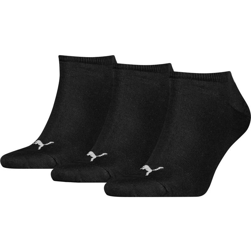 Puma Lot de 3 paires de chaussettes - noir